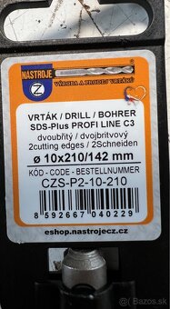 SDS plus vrtaky do betónu Nástroje CZ - 3