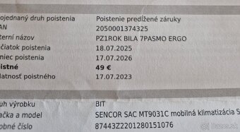 Prenosná klimatizácia Sencor SAC MT9031C - 3