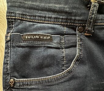 Pánske,kvalitné džínsy PHILIPP PLEIN - veľkosť 33/30 - 3