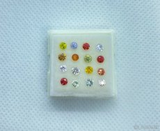Zafir 1.92ct 16 kusov multifarebne - 3