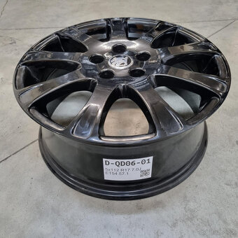 Hliníkové Škoda disky 5x112 R17 7J ET54 - 3
