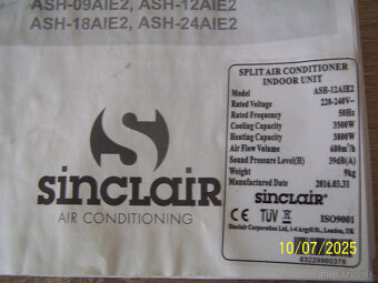 Sinclair klimatizacia ASH-12AIE2 - 3