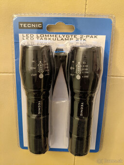 Nové rozne LED baterky, 4 ks. - 3