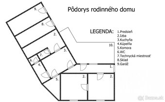 Na predaj 3-izbový rodinný v tichej lokalite v obci Komoča - 3