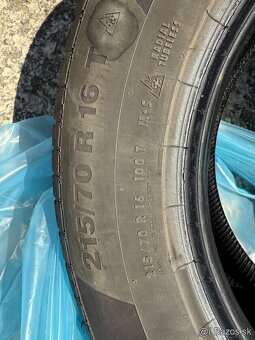 215/70 R16 zimná sada Continental M+S - 3