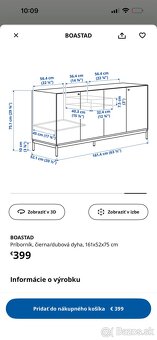 Pribornik skrinka ikea BOASTAD - 3
