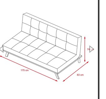 Pohovka rozkladacia - 3