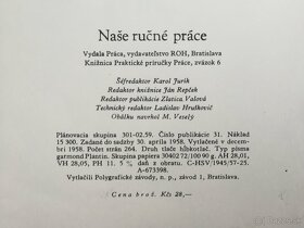 Naše ručné práce z r. 1958 (Kováčová, Valová, Žilková) - 3