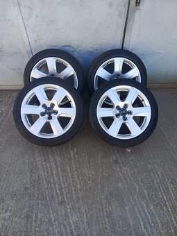 Predám Org.alu kola Audi 5x112 R17 SKODA,SEAT,W,MERCEDES - 3