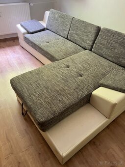 Rozkladací gauč s uložným priestorom - 3