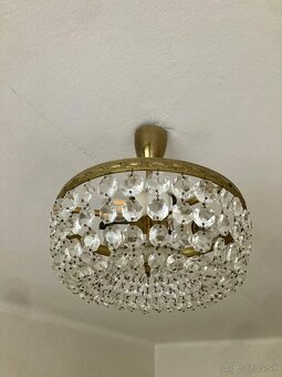 Retro stropne lampy, kristalovy luster - 3