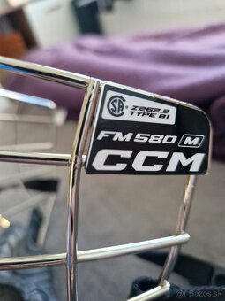 CCM Hokejová mriežka CHROMOVÁ - 3