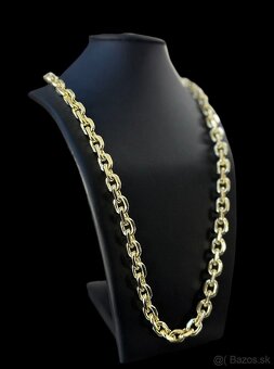 Zlatá reťaz - retiazka Anker/Pilka, 14k zlato 585 - 3
