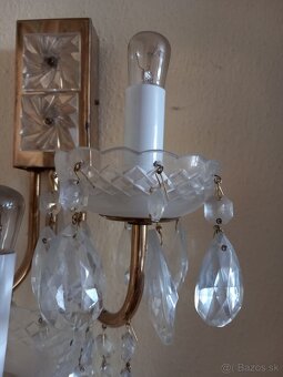 Nástenná krištáľová lampa - 3