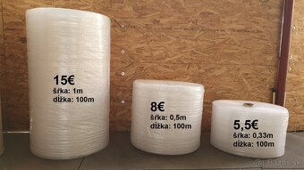 Bublinkova folia - Stretch fólia - Lepiaca páska - 3