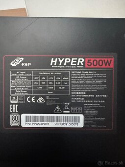 Predám zdroj 500W - 3