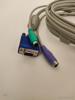 #M055 KVM kábel VGA + PS2 (klávesnica + myš) - 3