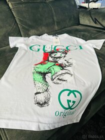 Gucci tričko biele posledné s m l - 3