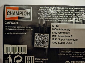 Vzduchovy filter KTM 1050,1090,1190,1290 do r.2020 - 3
