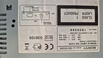 Sony CD-X GT225C - 3