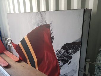 Kovový rám s plátnom 250x159x4,5 cm - 3