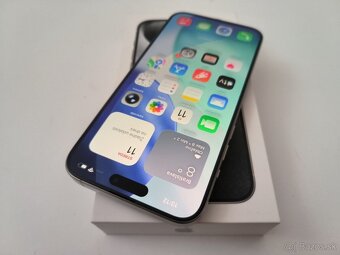 apple iphone 15 PRO MAX 256gb White Titanium 100% Batéria - 3