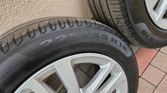 Original Audi 18" disky s letnými pneu Pirreli 225/55 R18 4 - 3