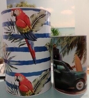 Set 2 plechových pokladničiek - 3