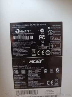 Acer Aspire ZC-606 white All In One - 3