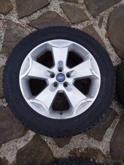 Hliníkové disky/elektróny Ford Kuga + celoročné pneumatiky - 3