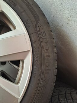 Predám elektrony 206/55 R16 - 3