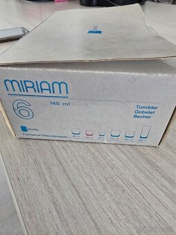 VZÁCNE vintage poháre MIRIAM z BOHEMIA CRYSTAL (6 ks) v krab - 3