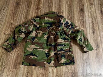 Maskačová bunda so zimnou vložkou vzor 97 les veľkosť 3/50 - 3