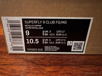 Nike Zoom Superfly 9 Club FG/MG, veľ. 42.5 - 3