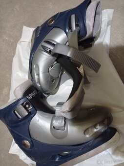 Detské modro šedé korčule - 3