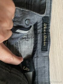 Dámska džínsová sivá sukňa - 3