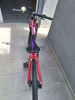 Predám detský bicykel 24kola Amulet ružový ako nový - 3