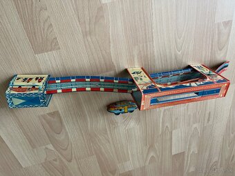 Stará hracka plechová dráha - 3