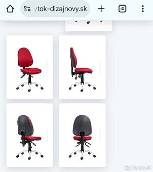 PC stolička, ergonomická panther chrom - 3