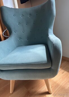 Kreslo “ušiak” zn. Somcasa - 3