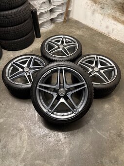 Zimná sada Mercedes Benz C63 S AMG W205 - 5x112 R19 - 3