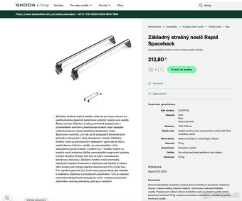 Škoda originál: Strešný nosič a 2x Nosič bicykla na strechu - 3