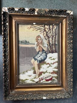 Staré gobelíny a olejomaľby - 3