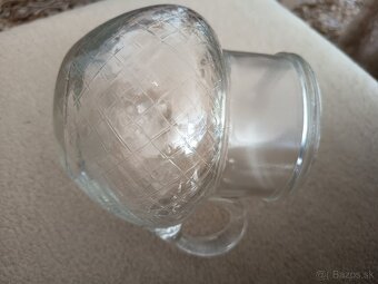 Starožitný krčah sklo. - 3