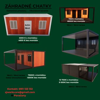 Záhradná chatka 36+18m2 - 3