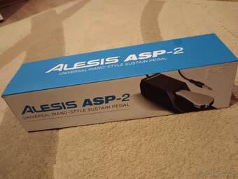 Predám sustain pedal Alesis ASP-2 - 3