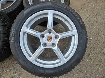 Originální alu kola Porsche 5x130 + Pirelli pneu 18" Prodám - 3