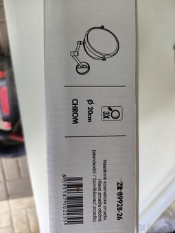 Kozmeticke zrkadlo s ramenom Chrom - 3