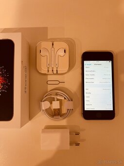 Apple Iphone SE/32GB Space Grey - Top stav, ako nový,100% - 3