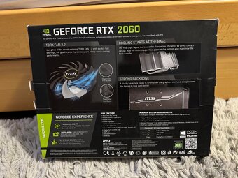 Dobrý deň Predám grafickú kartu RTX 2060 8gb - 3